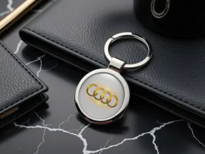 Audi Personalised Key Chain Custom Logo Premium